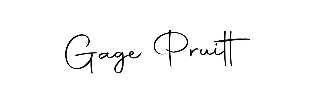 The best way (Autography-DOLnW) to make a short signature is to pick only two or three words in your name. The name Gage Pruitt include a total of six letters. For converting this name. Gage Pruitt signature style 10 images and pictures png