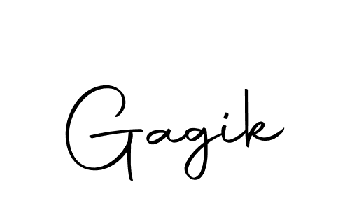 The best way (Autography-DOLnW) to make a short signature is to pick only two or three words in your name. The name Gagik include a total of six letters. For converting this name. Gagik signature style 10 images and pictures png