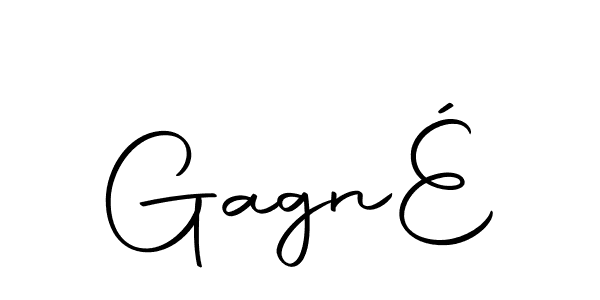 How to make GagnÉ signature? Autography-DOLnW is a professional autograph style. Create handwritten signature for GagnÉ name. GagnÉ signature style 10 images and pictures png