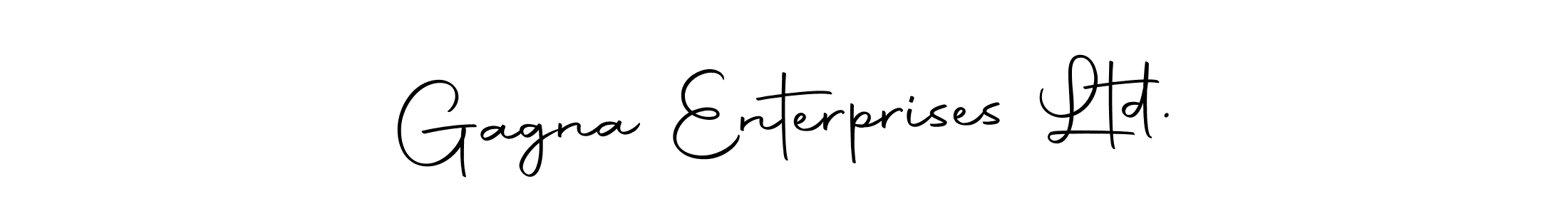 Use a signature maker to create a handwritten signature online. With this signature software, you can design (Autography-DOLnW) your own signature for name Gagna Enterprises Ltd.. Gagna Enterprises Ltd. signature style 10 images and pictures png