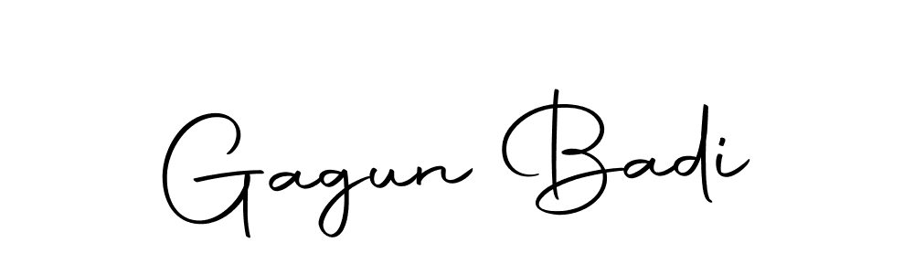 Use a signature maker to create a handwritten signature online. With this signature software, you can design (Autography-DOLnW) your own signature for name Gagun Badi. Gagun Badi signature style 10 images and pictures png