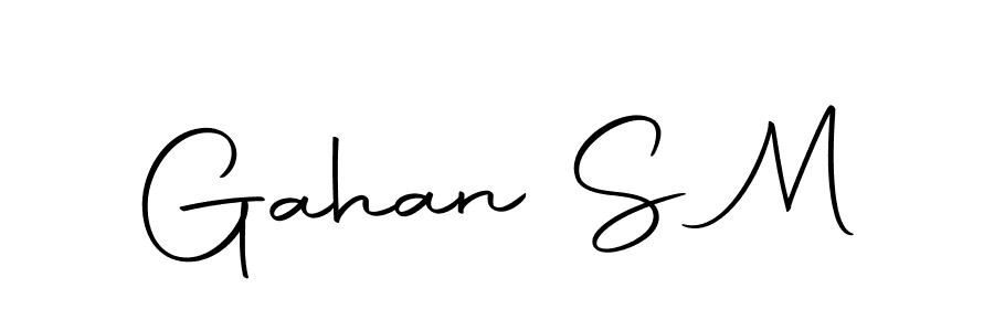 Also we have Gahan S M name is the best signature style. Create professional handwritten signature collection using Autography-DOLnW autograph style. Gahan S M signature style 10 images and pictures png