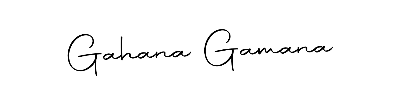 Similarly Autography-DOLnW is the best handwritten signature design. Signature creator online .You can use it as an online autograph creator for name Gahana Gamana. Gahana Gamana signature style 10 images and pictures png