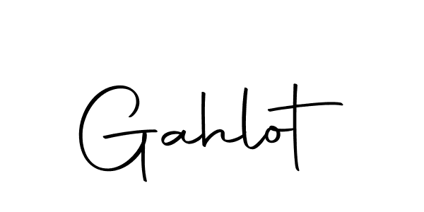 Create a beautiful signature design for name Gahlot. With this signature (Autography-DOLnW) fonts, you can make a handwritten signature for free. Gahlot signature style 10 images and pictures png