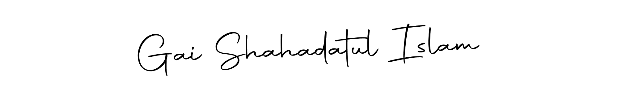 Use a signature maker to create a handwritten signature online. With this signature software, you can design (Autography-DOLnW) your own signature for name Gai Shahadatul Islam. Gai Shahadatul Islam signature style 10 images and pictures png