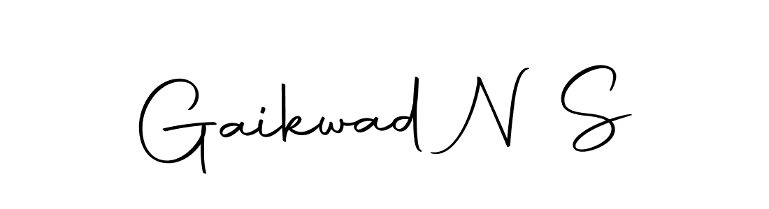Make a beautiful signature design for name Gaikwad N S. Use this online signature maker to create a handwritten signature for free. Gaikwad N S signature style 10 images and pictures png
