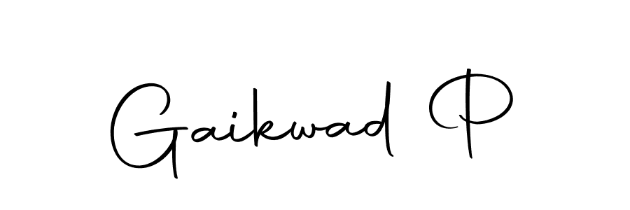 How to make Gaikwad P signature? Autography-DOLnW is a professional autograph style. Create handwritten signature for Gaikwad P name. Gaikwad P signature style 10 images and pictures png