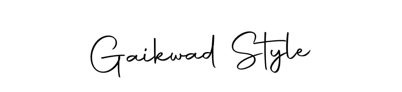 Design your own signature with our free online signature maker. With this signature software, you can create a handwritten (Autography-DOLnW) signature for name Gaikwad Style. Gaikwad Style signature style 10 images and pictures png
