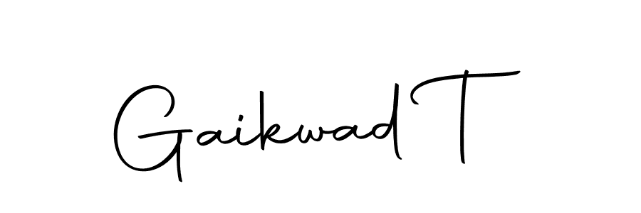 Also we have Gaikwad T name is the best signature style. Create professional handwritten signature collection using Autography-DOLnW autograph style. Gaikwad T signature style 10 images and pictures png