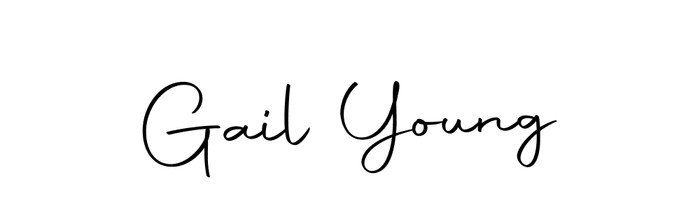 Make a beautiful signature design for name Gail Young. With this signature (Autography-DOLnW) style, you can create a handwritten signature for free. Gail Young signature style 10 images and pictures png