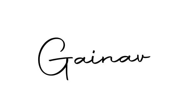 Also we have Gainav name is the best signature style. Create professional handwritten signature collection using Autography-DOLnW autograph style. Gainav signature style 10 images and pictures png