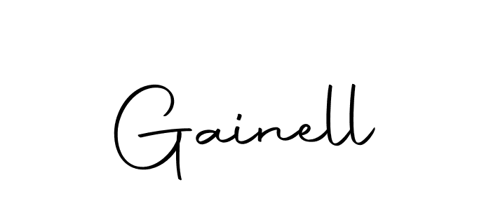 The best way (Autography-DOLnW) to make a short signature is to pick only two or three words in your name. The name Gainell include a total of six letters. For converting this name. Gainell signature style 10 images and pictures png