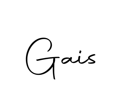 How to make Gais signature? Autography-DOLnW is a professional autograph style. Create handwritten signature for Gais name. Gais signature style 10 images and pictures png