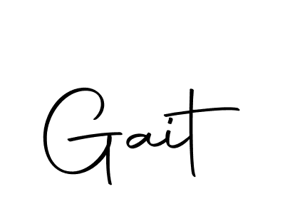 Also we have Gait name is the best signature style. Create professional handwritten signature collection using Autography-DOLnW autograph style. Gait signature style 10 images and pictures png