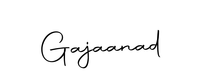 Use a signature maker to create a handwritten signature online. With this signature software, you can design (Autography-DOLnW) your own signature for name Gajaanad. Gajaanad signature style 10 images and pictures png