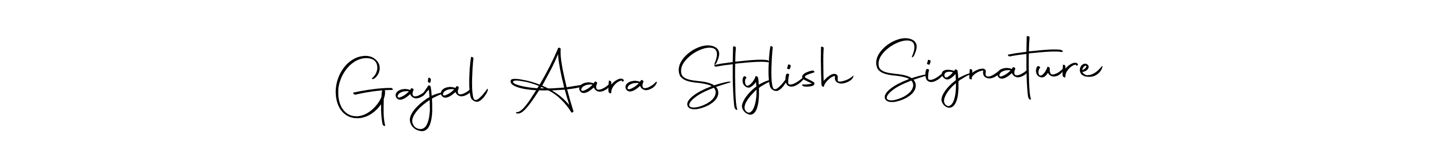 Also You can easily find your signature by using the search form. We will create Gajal Aara Stylish Signature name handwritten signature images for you free of cost using Autography-DOLnW sign style. Gajal Aara Stylish Signature signature style 10 images and pictures png