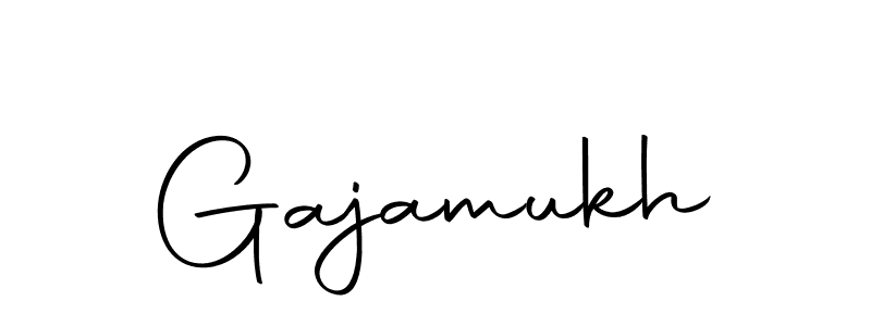 Use a signature maker to create a handwritten signature online. With this signature software, you can design (Autography-DOLnW) your own signature for name Gajamukh. Gajamukh signature style 10 images and pictures png