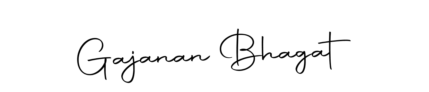 How to make Gajanan Bhagat name signature. Use Autography-DOLnW style for creating short signs online. This is the latest handwritten sign. Gajanan Bhagat signature style 10 images and pictures png