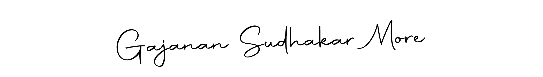 Gajanan Sudhakar More stylish signature style. Best Handwritten Sign (Autography-DOLnW) for my name. Handwritten Signature Collection Ideas for my name Gajanan Sudhakar More. Gajanan Sudhakar More signature style 10 images and pictures png