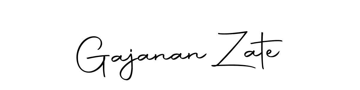 Make a beautiful signature design for name Gajanan Zate. Use this online signature maker to create a handwritten signature for free. Gajanan Zate signature style 10 images and pictures png