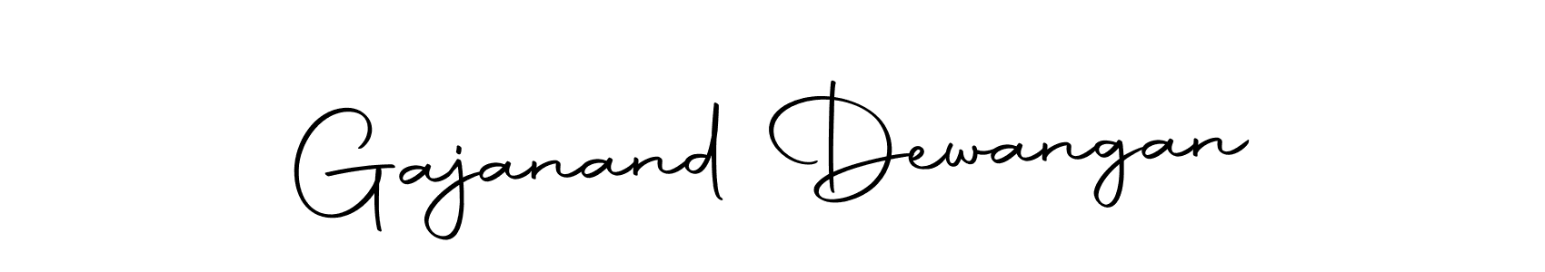 The best way (Autography-DOLnW) to make a short signature is to pick only two or three words in your name. The name Gajanand Dewangan include a total of six letters. For converting this name. Gajanand Dewangan signature style 10 images and pictures png