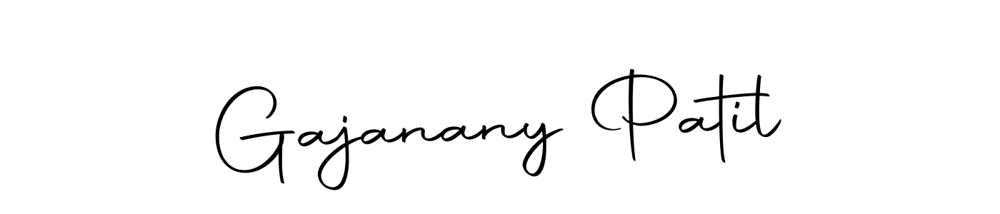 Make a beautiful signature design for name Gajanany Patil. Use this online signature maker to create a handwritten signature for free. Gajanany Patil signature style 10 images and pictures png