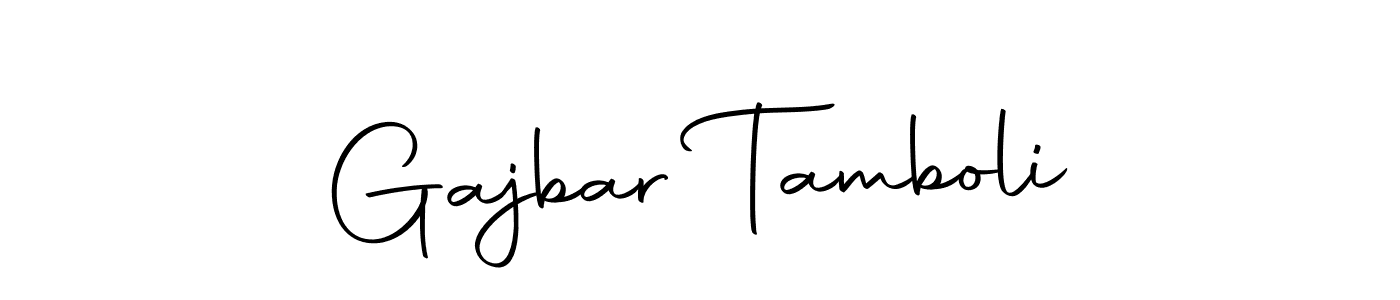 Make a beautiful signature design for name Gajbar Tamboli. Use this online signature maker to create a handwritten signature for free. Gajbar Tamboli signature style 10 images and pictures png
