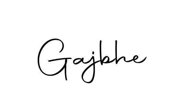 Create a beautiful signature design for name Gajbhe. With this signature (Autography-DOLnW) fonts, you can make a handwritten signature for free. Gajbhe signature style 10 images and pictures png
