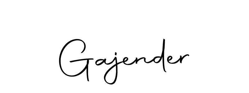 How to make Gajender name signature. Use Autography-DOLnW style for creating short signs online. This is the latest handwritten sign. Gajender signature style 10 images and pictures png