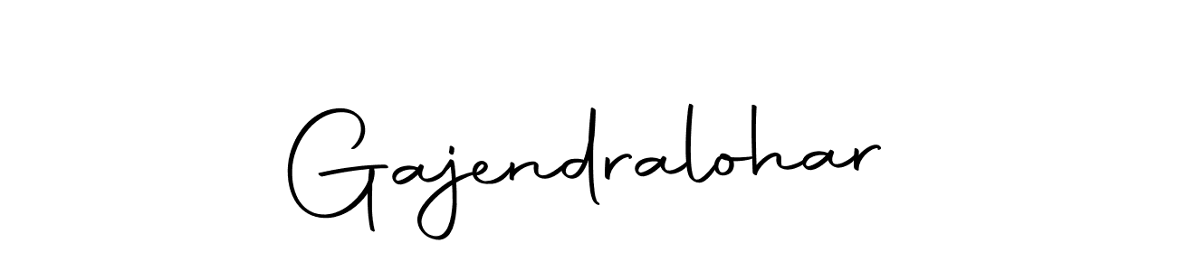 Use a signature maker to create a handwritten signature online. With this signature software, you can design (Autography-DOLnW) your own signature for name Gajendralohar. Gajendralohar signature style 10 images and pictures png