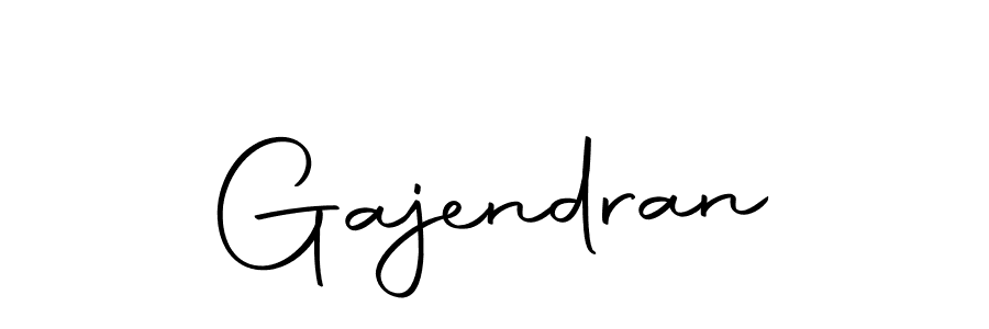 Design your own signature with our free online signature maker. With this signature software, you can create a handwritten (Autography-DOLnW) signature for name Gajendran. Gajendran signature style 10 images and pictures png