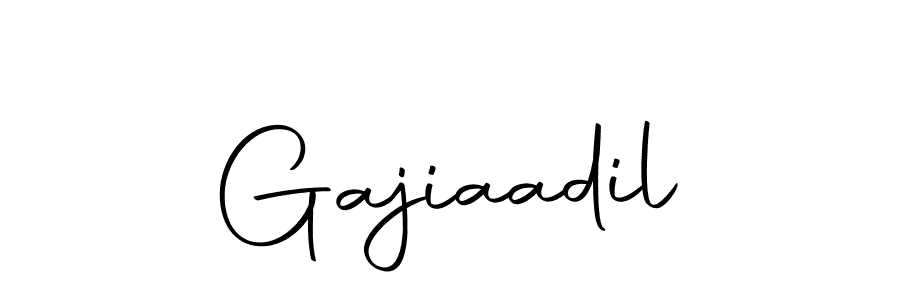 Design your own signature with our free online signature maker. With this signature software, you can create a handwritten (Autography-DOLnW) signature for name Gajiaadil. Gajiaadil signature style 10 images and pictures png