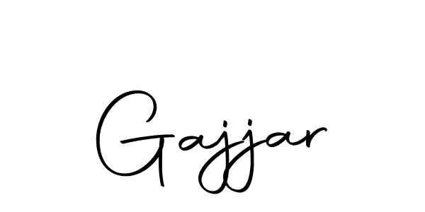 How to make Gajjar signature? Autography-DOLnW is a professional autograph style. Create handwritten signature for Gajjar name. Gajjar signature style 10 images and pictures png