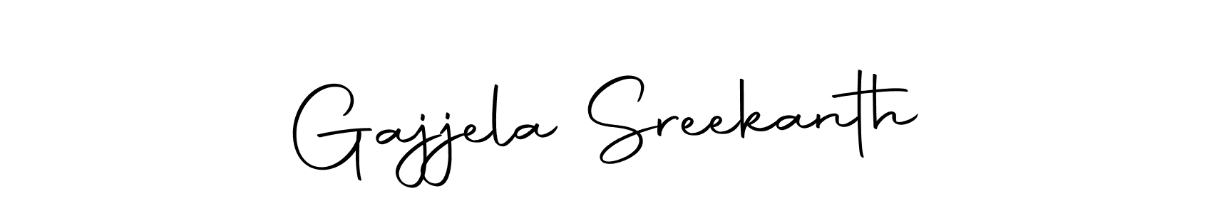 Similarly Autography-DOLnW is the best handwritten signature design. Signature creator online .You can use it as an online autograph creator for name Gajjela Sreekanth. Gajjela Sreekanth signature style 10 images and pictures png