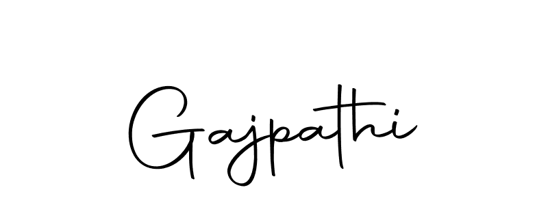 Create a beautiful signature design for name Gajpathi. With this signature (Autography-DOLnW) fonts, you can make a handwritten signature for free. Gajpathi signature style 10 images and pictures png