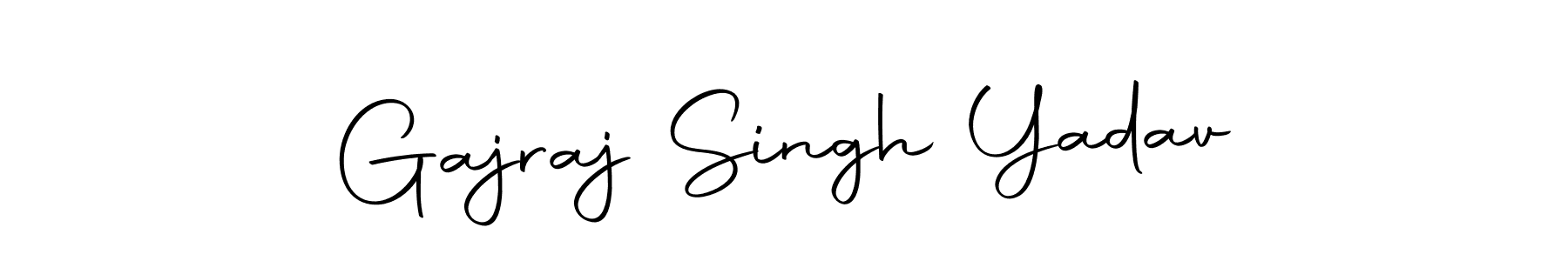 Create a beautiful signature design for name Gajraj Singh Yadav. With this signature (Autography-DOLnW) fonts, you can make a handwritten signature for free. Gajraj Singh Yadav signature style 10 images and pictures png