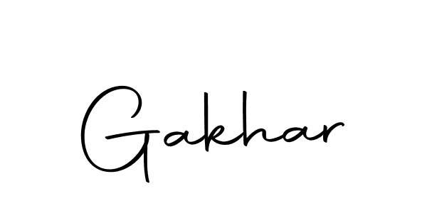 Make a beautiful signature design for name Gakhar. With this signature (Autography-DOLnW) style, you can create a handwritten signature for free. Gakhar signature style 10 images and pictures png