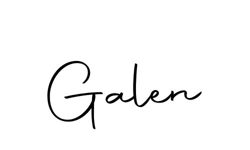 Make a beautiful signature design for name Galen. With this signature (Autography-DOLnW) style, you can create a handwritten signature for free. Galen signature style 10 images and pictures png