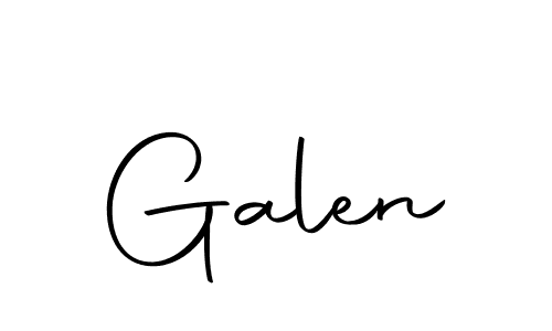 Make a beautiful signature design for name Galen. With this signature (Autography-DOLnW) style, you can create a handwritten signature for free. Galen signature style 10 images and pictures png