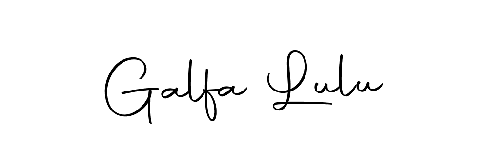 This is the best signature style for the Galfa Lulu name. Also you like these signature font (Autography-DOLnW). Mix name signature. Galfa Lulu signature style 10 images and pictures png
