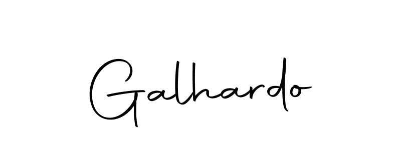 Design your own signature with our free online signature maker. With this signature software, you can create a handwritten (Autography-DOLnW) signature for name Galhardo. Galhardo signature style 10 images and pictures png