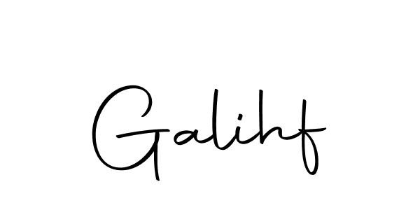 Design your own signature with our free online signature maker. With this signature software, you can create a handwritten (Autography-DOLnW) signature for name Galihf. Galihf signature style 10 images and pictures png