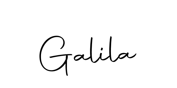 Design your own signature with our free online signature maker. With this signature software, you can create a handwritten (Autography-DOLnW) signature for name Galila. Galila signature style 10 images and pictures png