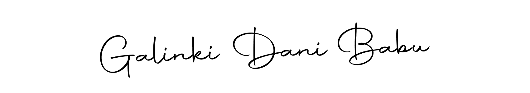 Similarly Autography-DOLnW is the best handwritten signature design. Signature creator online .You can use it as an online autograph creator for name Galinki Dani Babu. Galinki Dani Babu signature style 10 images and pictures png