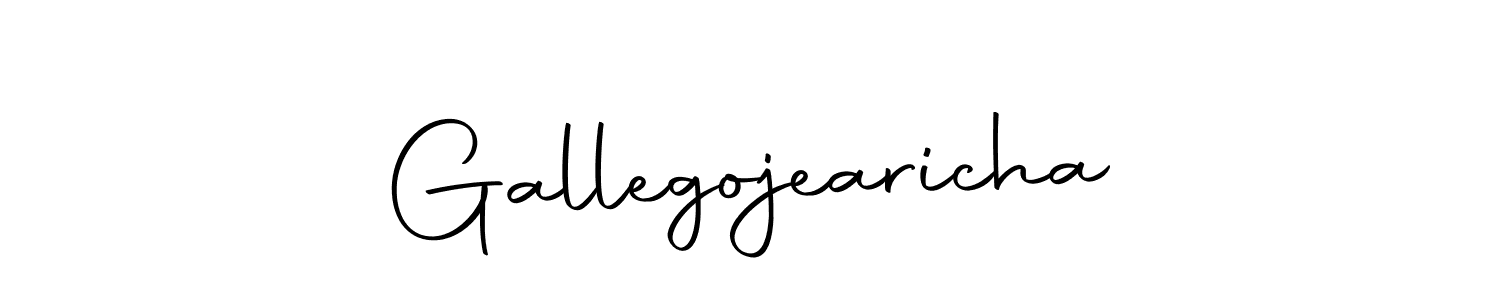 Make a beautiful signature design for name Gallegojearicha. With this signature (Autography-DOLnW) style, you can create a handwritten signature for free. Gallegojearicha signature style 10 images and pictures png