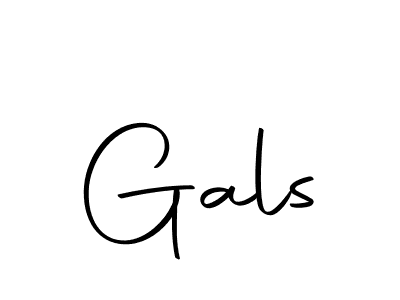 Make a beautiful signature design for name Gals. With this signature (Autography-DOLnW) style, you can create a handwritten signature for free. Gals signature style 10 images and pictures png