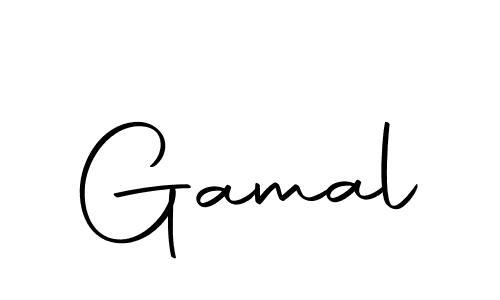 Use a signature maker to create a handwritten signature online. With this signature software, you can design (Autography-DOLnW) your own signature for name Gamal. Gamal signature style 10 images and pictures png