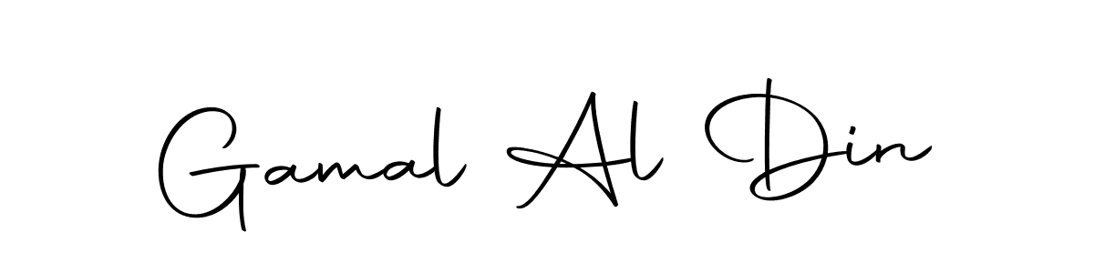 You should practise on your own different ways (Autography-DOLnW) to write your name (Gamal Al Din) in signature. don't let someone else do it for you. Gamal Al Din signature style 10 images and pictures png