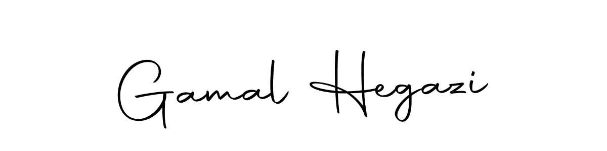 The best way (Autography-DOLnW) to make a short signature is to pick only two or three words in your name. The name Gamal Hegazi include a total of six letters. For converting this name. Gamal Hegazi signature style 10 images and pictures png