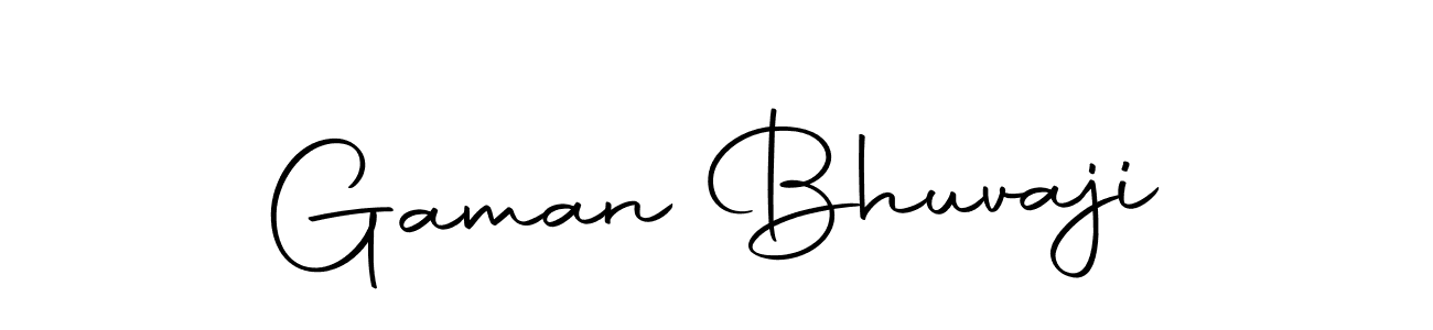 Also we have Gaman Bhuvaji name is the best signature style. Create professional handwritten signature collection using Autography-DOLnW autograph style. Gaman Bhuvaji signature style 10 images and pictures png